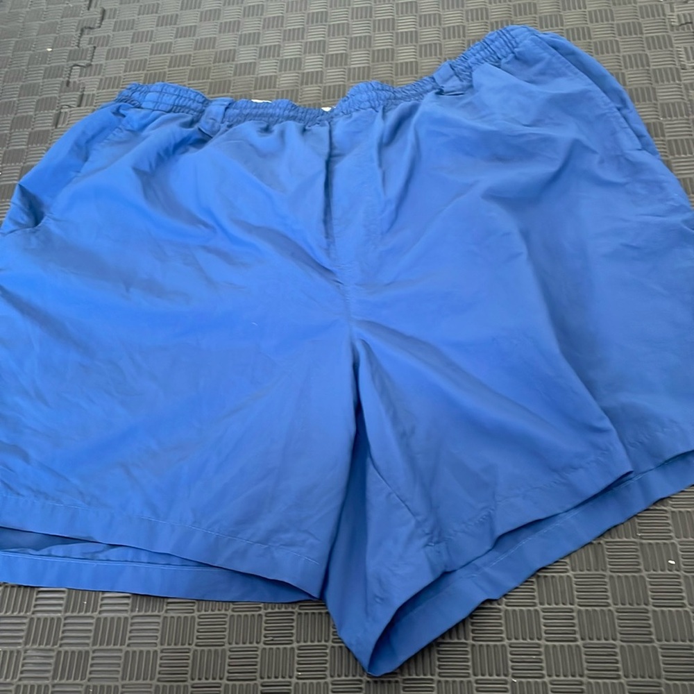 Columbia blue PFG performance fishing gear omni shade size XXL